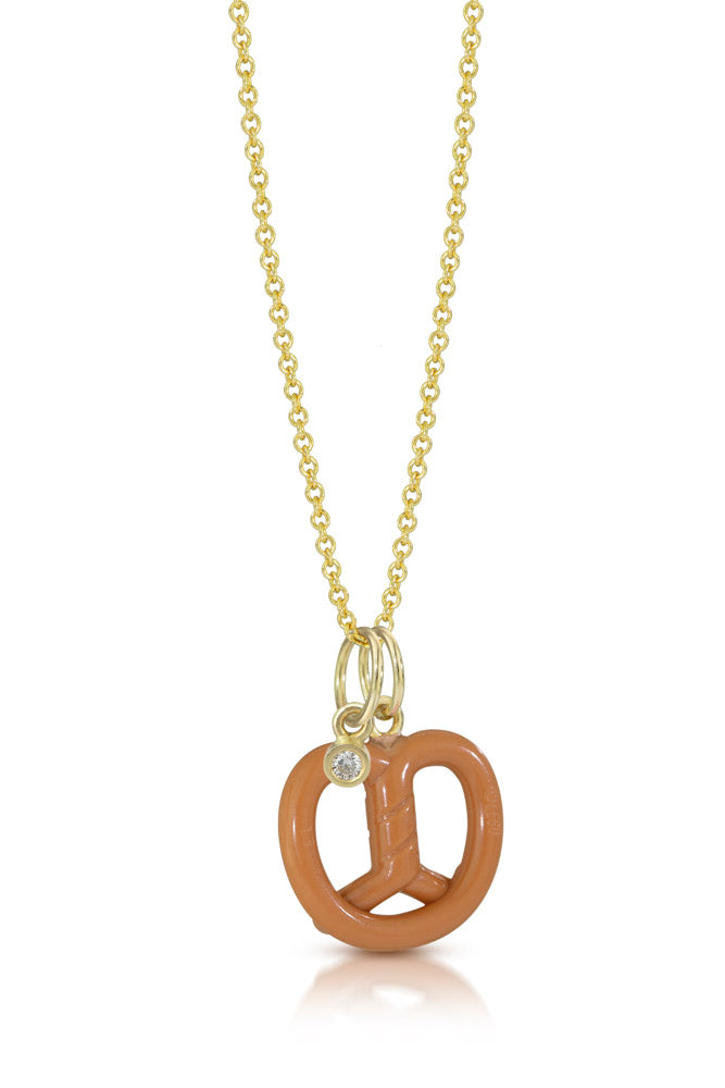 LEGO pretzel and diamond charm