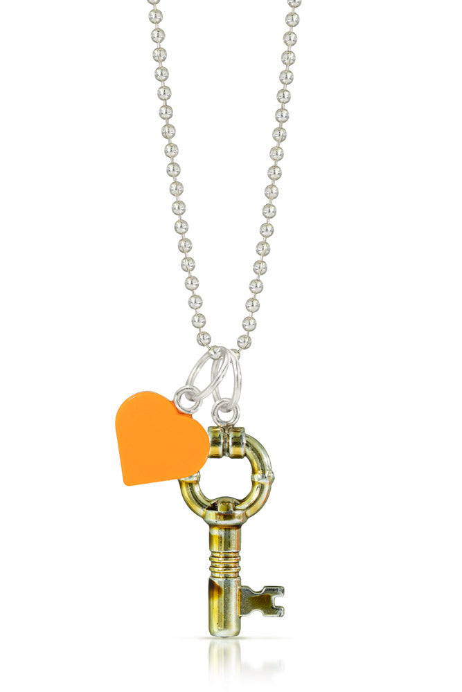 Heart of Gold Key Ring