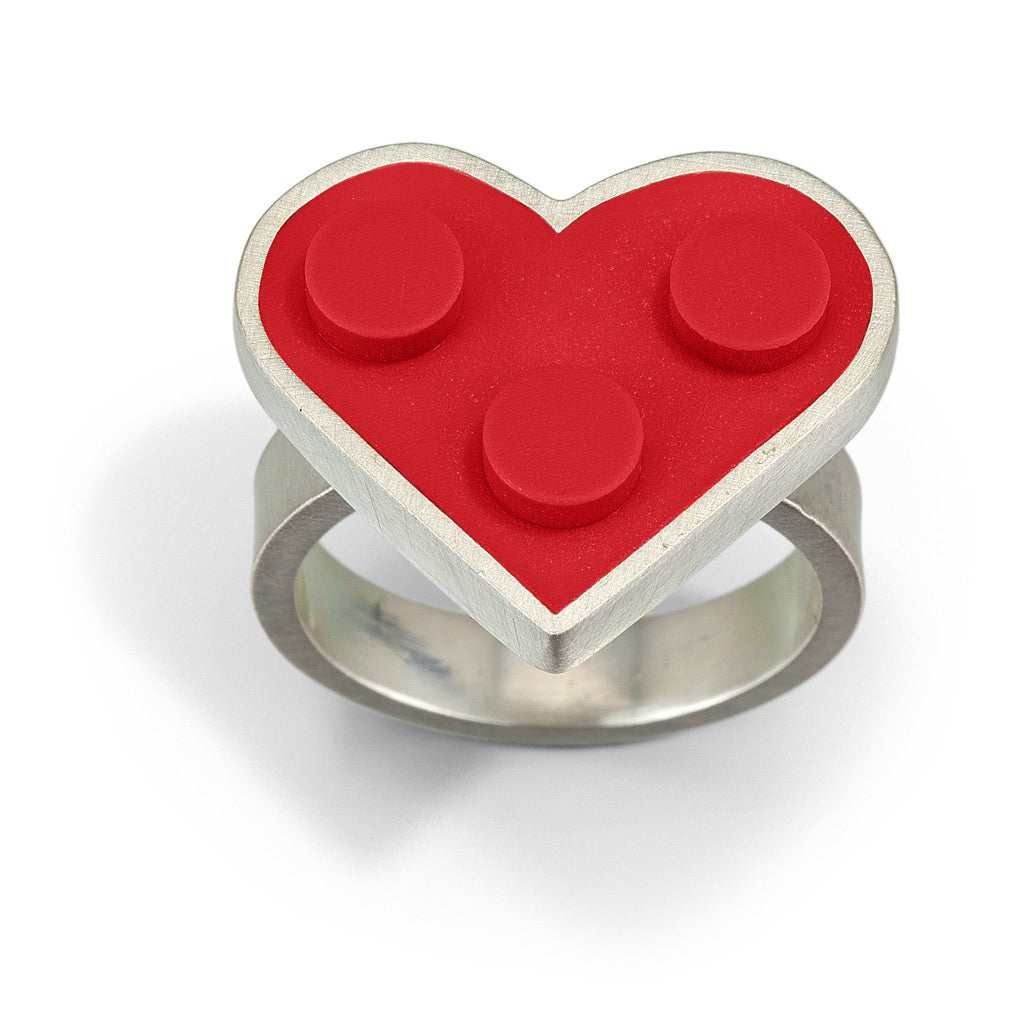 Heart Ring The Original LEGO® Jeweler – JacQueline Sanchez