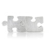sterling silver puzzle piece earrings that fit together