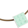 2 X 3 LEGO brick made into art jewelry with modern and simplistic style