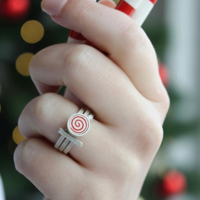 Peppermint Swirl Ring