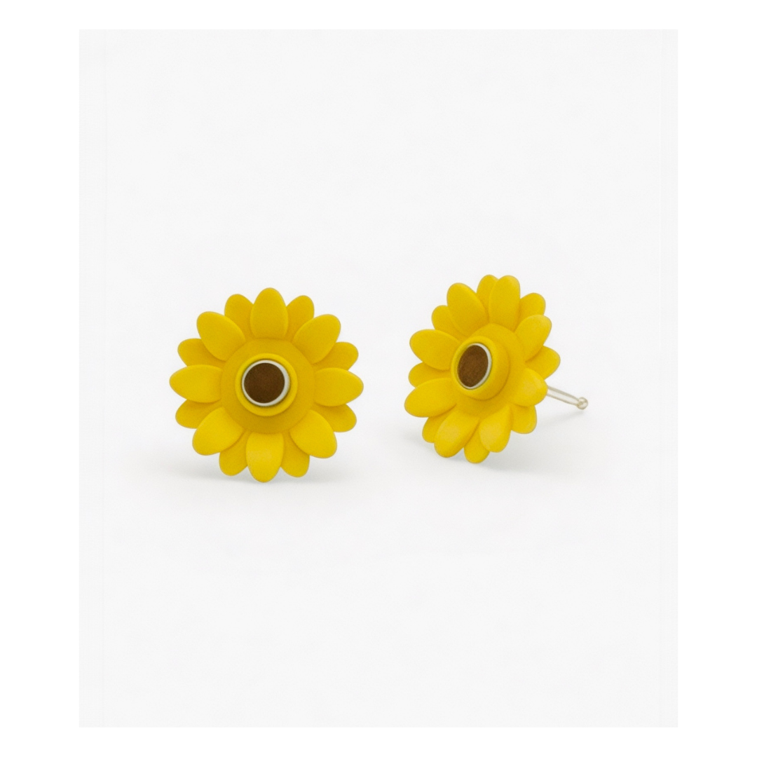 Sunflower earrings