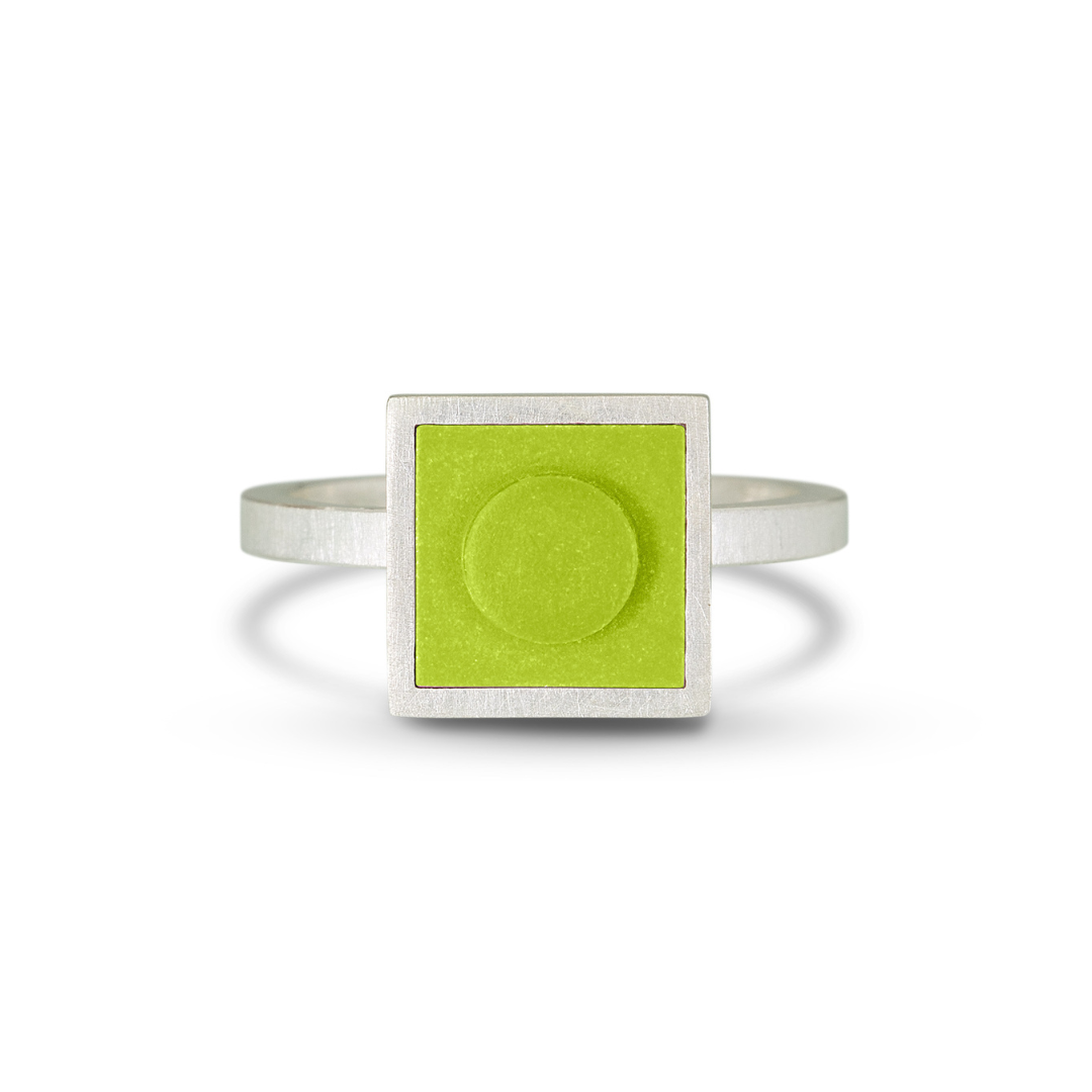 Brick Ring with thin band