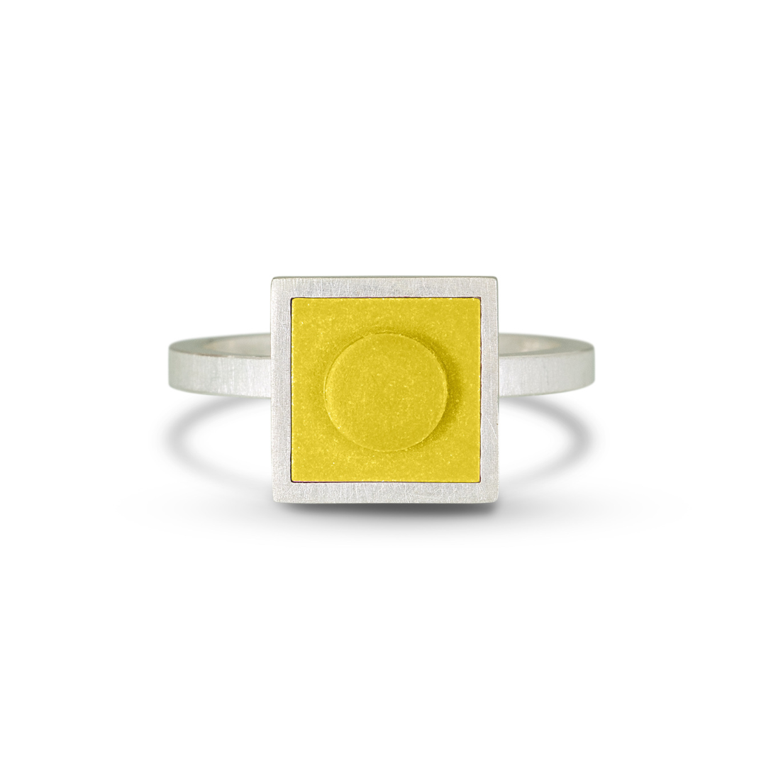 Brick Ring with thin band