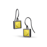 Portland skies square dangle earrings