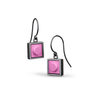 Portland skies square dangle earrings