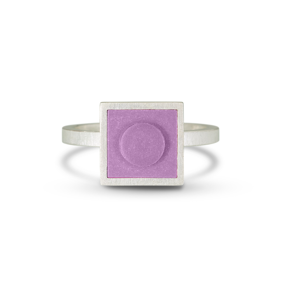 Brick Ring with thin band