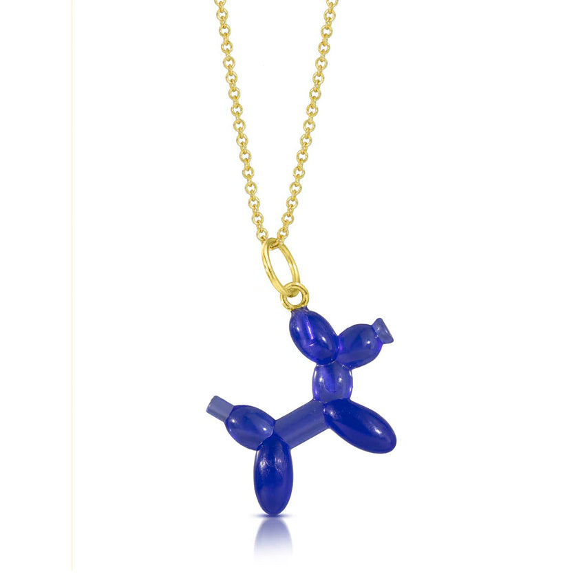 Balloon Dog Charm 18k Yellow Gold