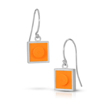 Small square dangle earrings