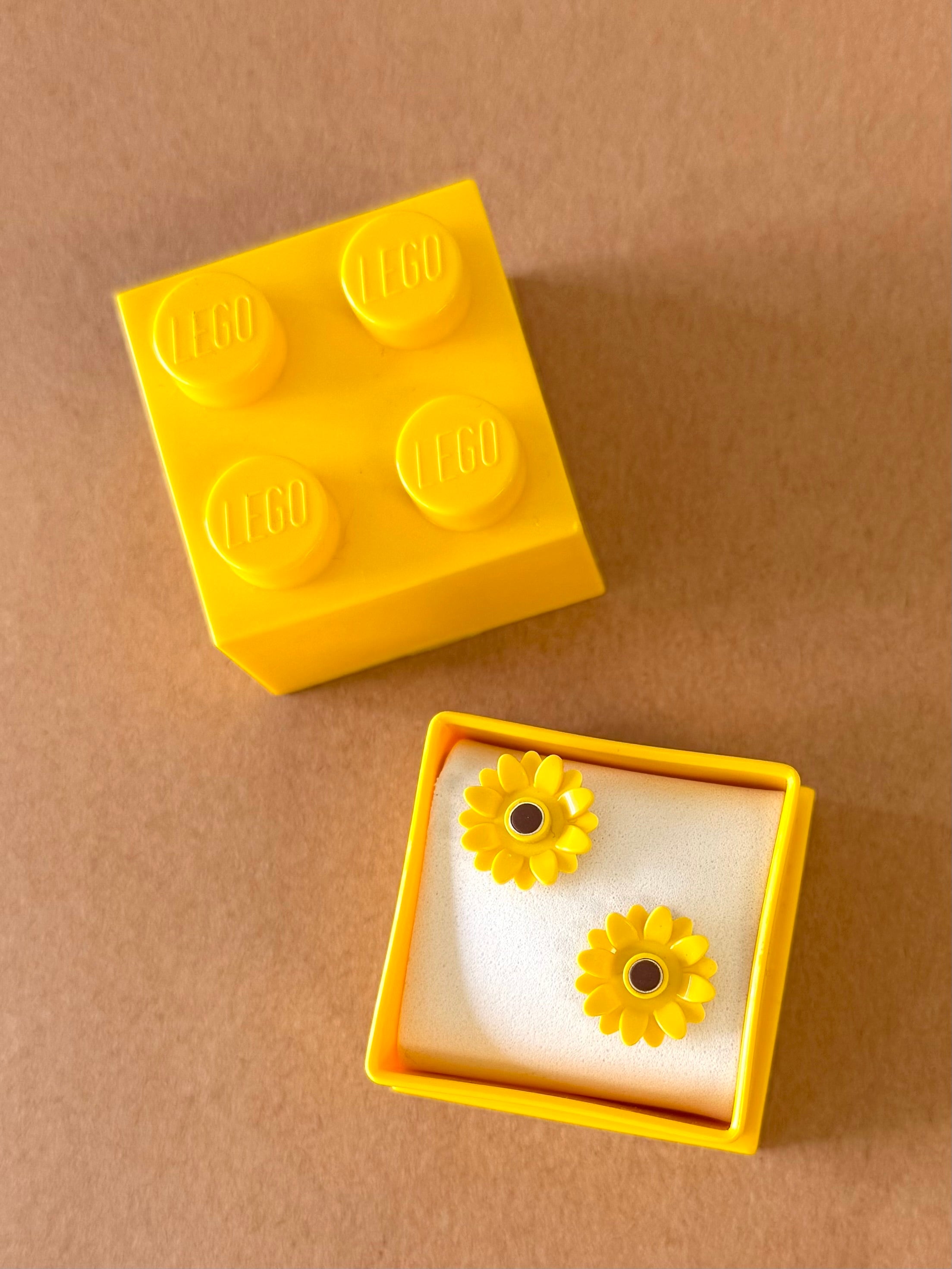 Sunflower earrings