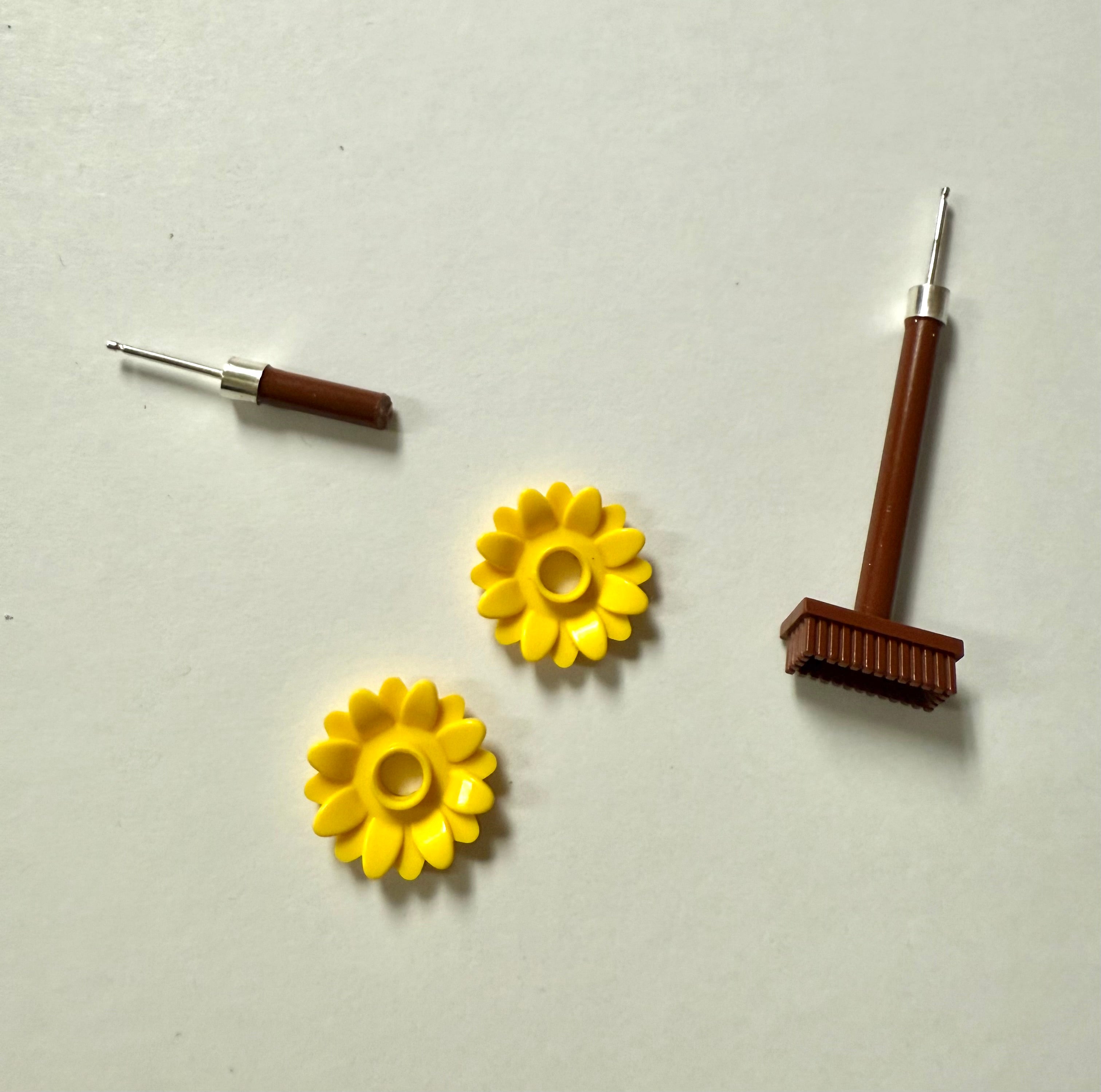Sunflower earrings