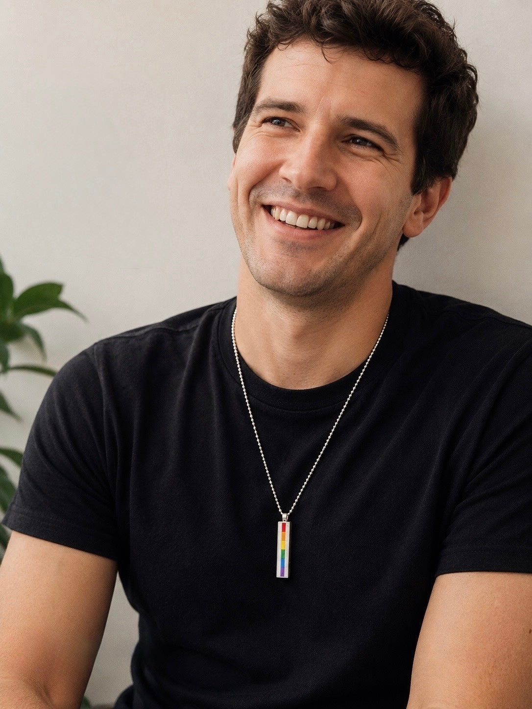 Linear Rainbow Pendant