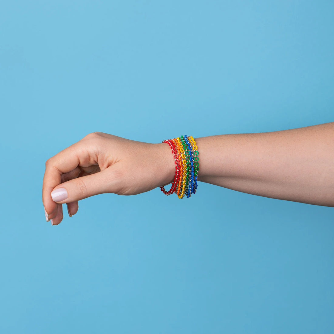 Rainbow bracelet, love is love bracelet 