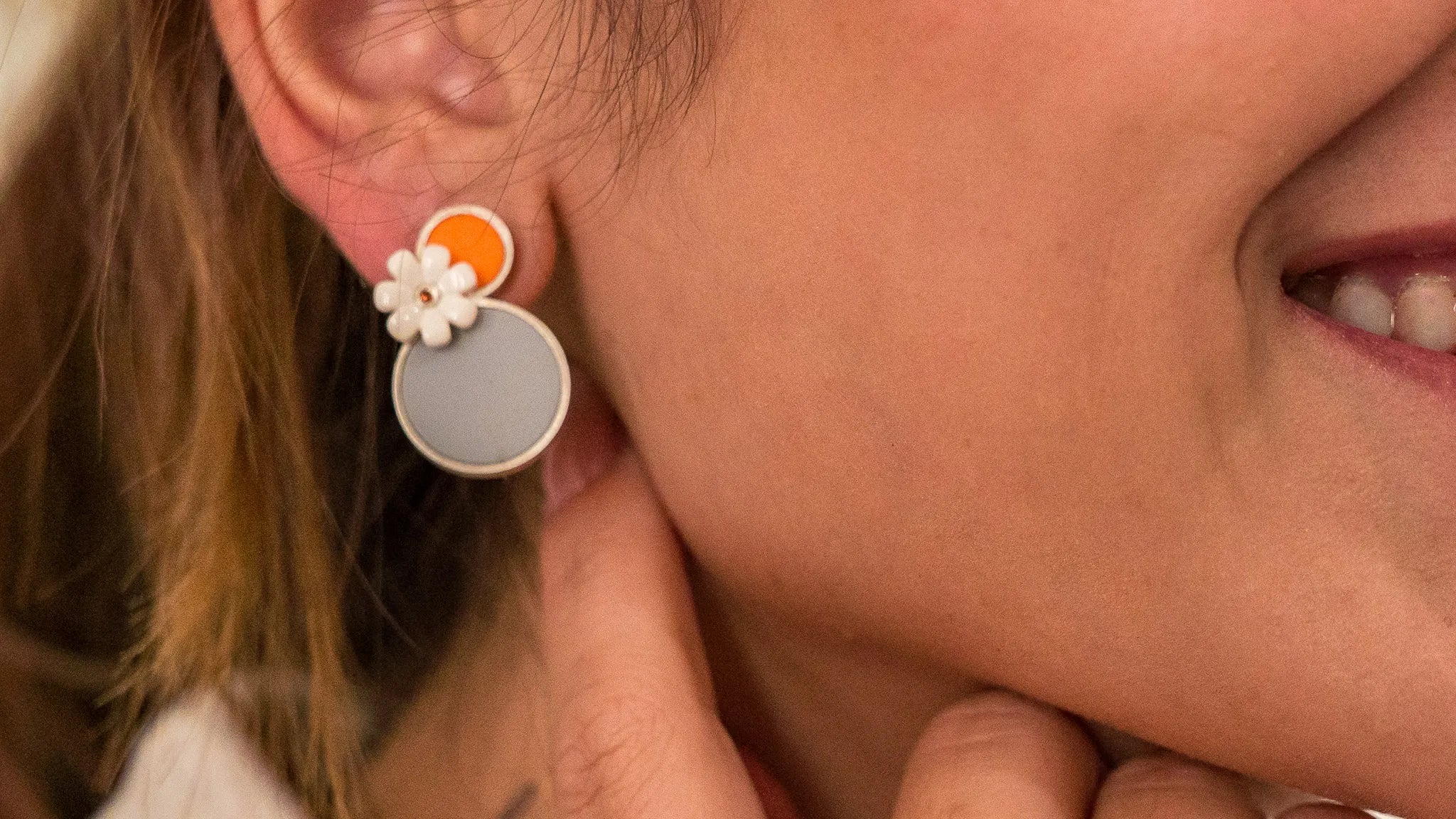 Creamsicle Earrings