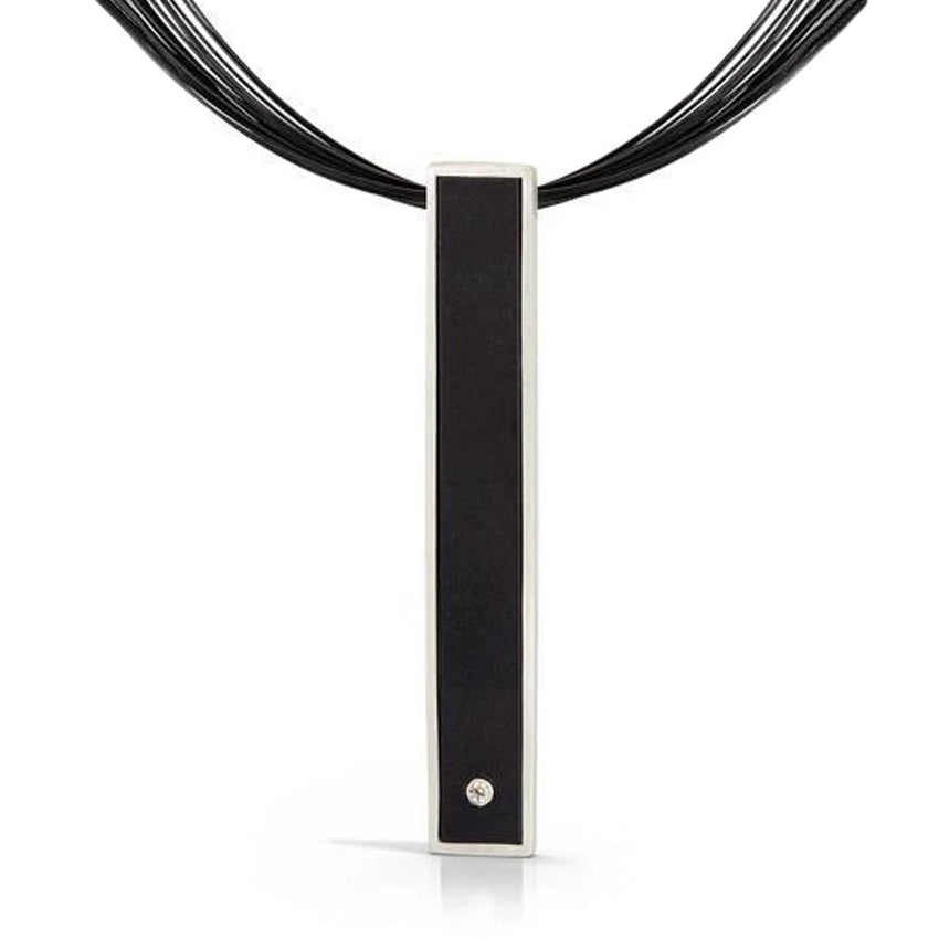 Diamond Bar Necklace