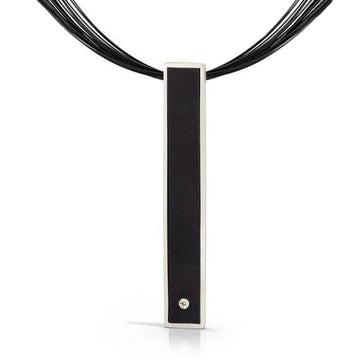 Diamond Bar Necklace