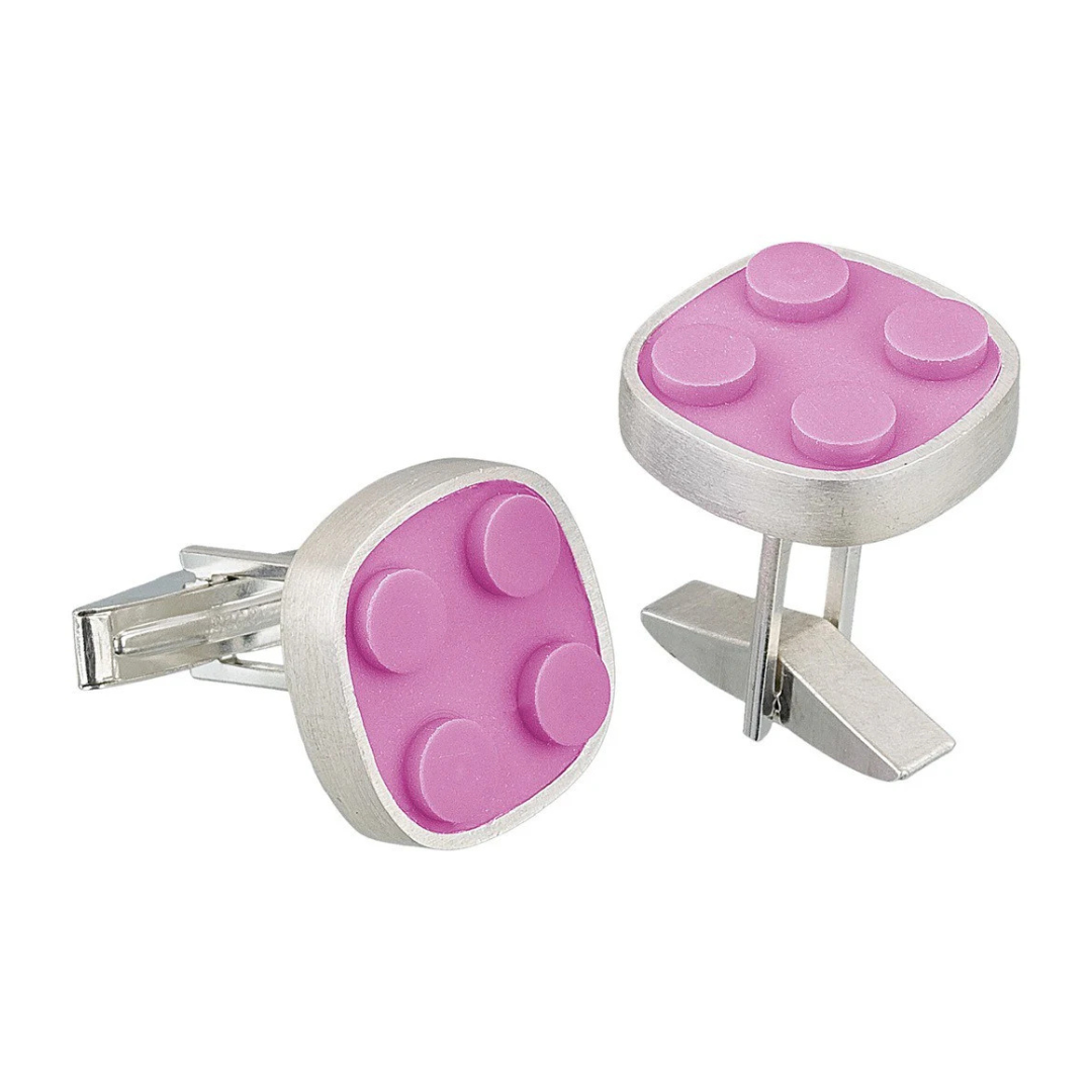 Rounded Brick Cuff Links