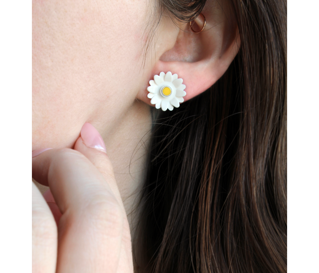 Sunflower earrings