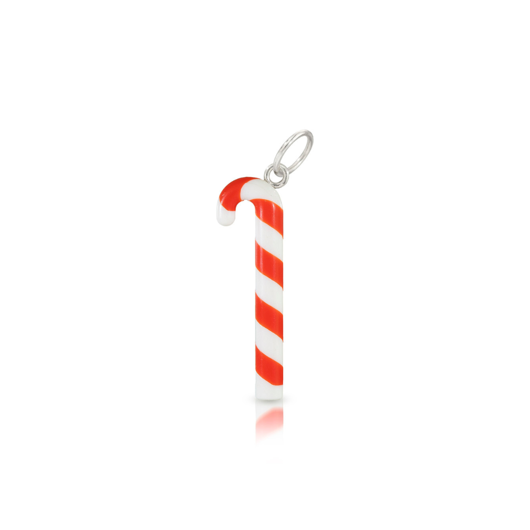 Candy cane charm