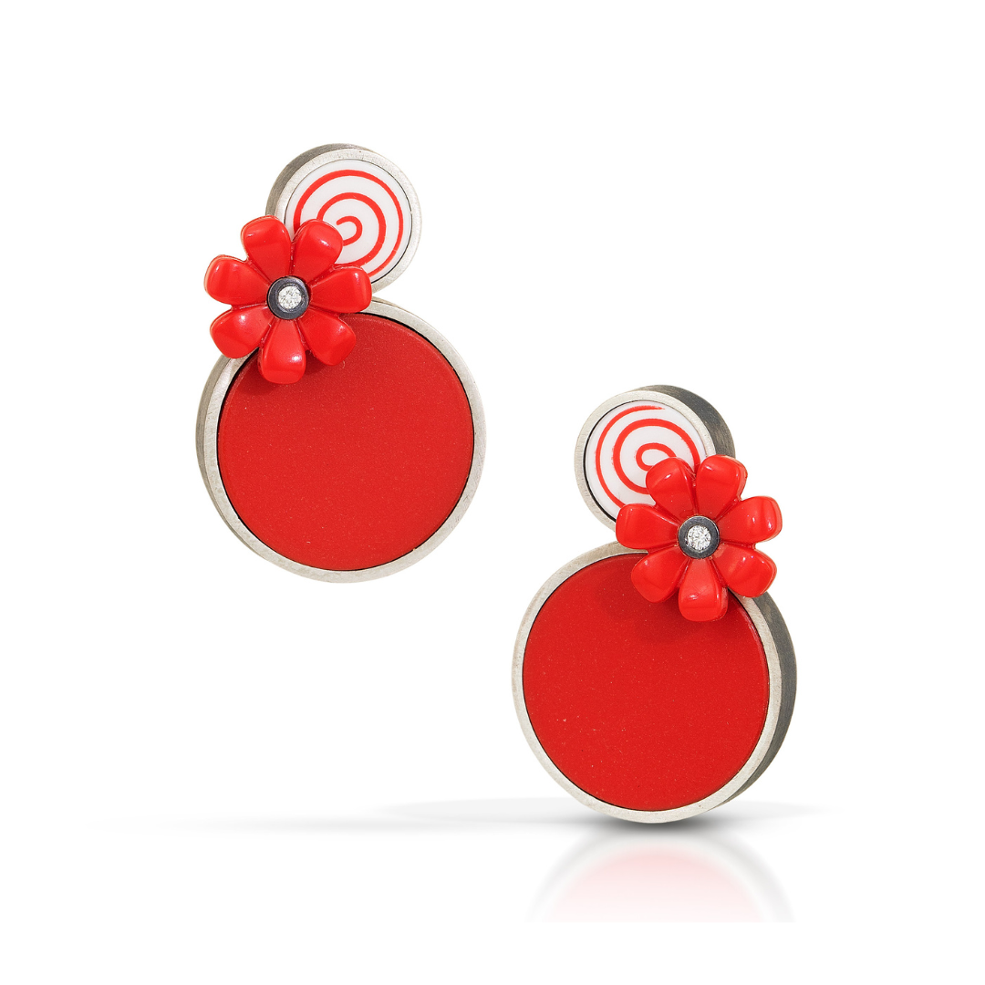Peppermint Swirl Earrings