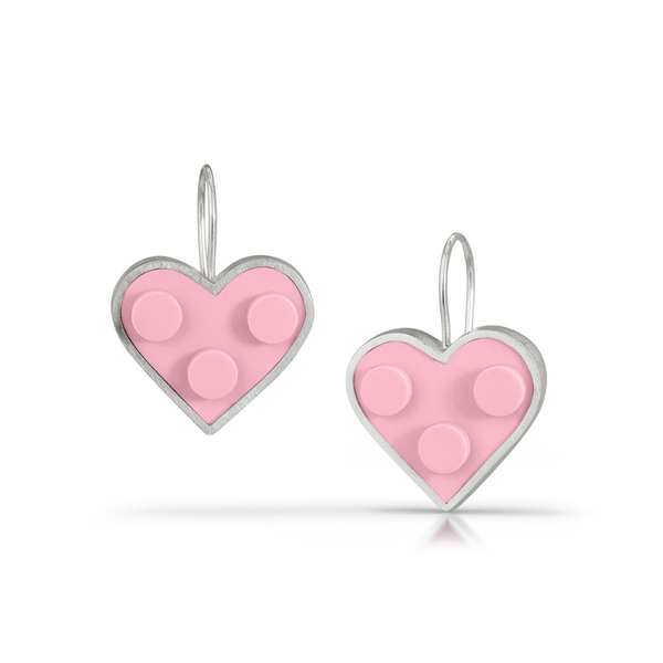 LEGO® Heart Earrings | JacQueline Sanchez Jewelry - The Original