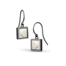 Portland skies square dangle earrings