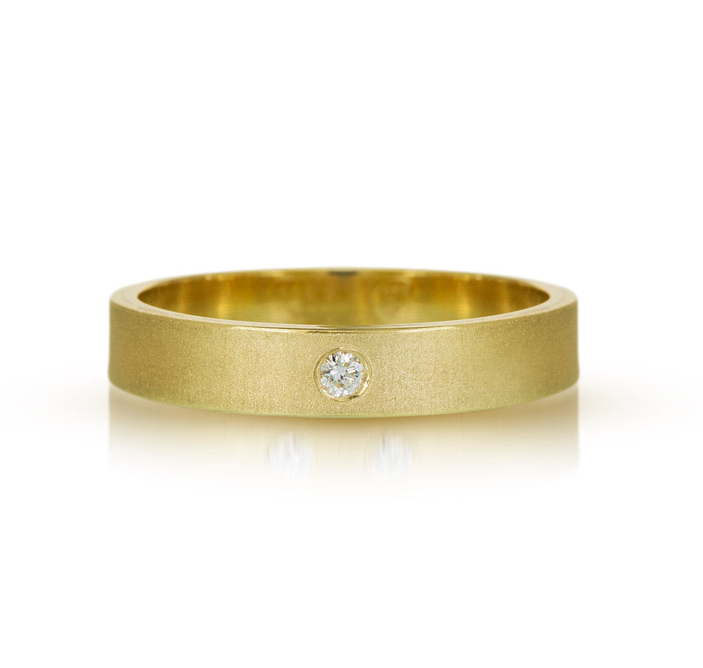 14k Gold Diamond Band