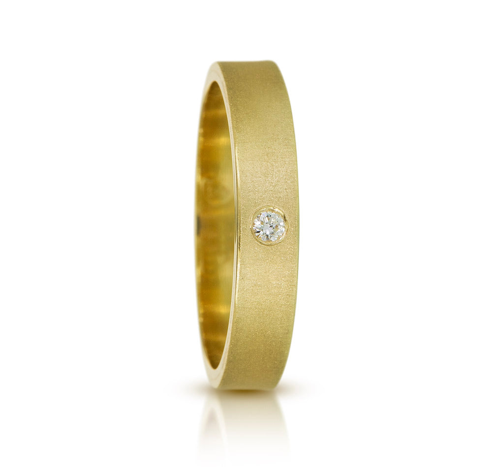 14k Gold Diamond Band