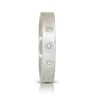 Sterling Silver Diamond Band