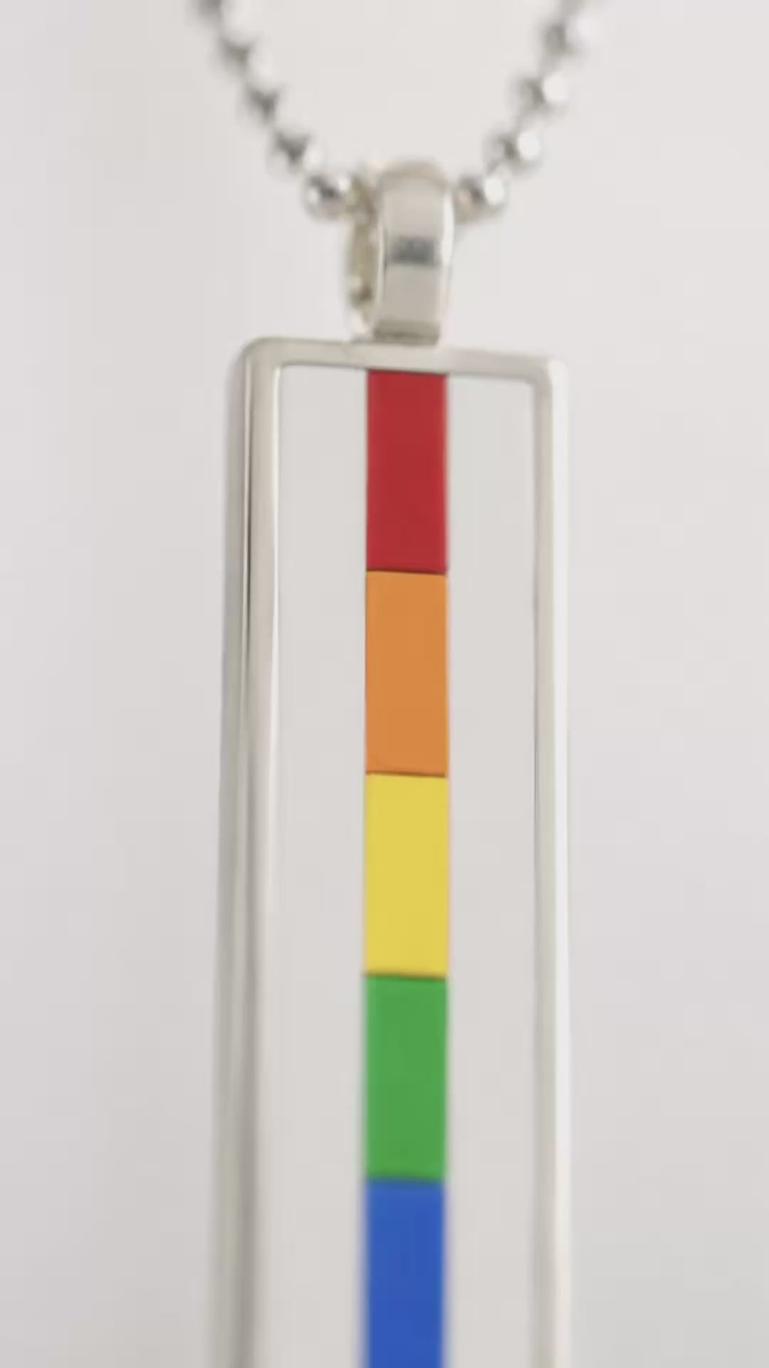 Linear Rainbow Pendant