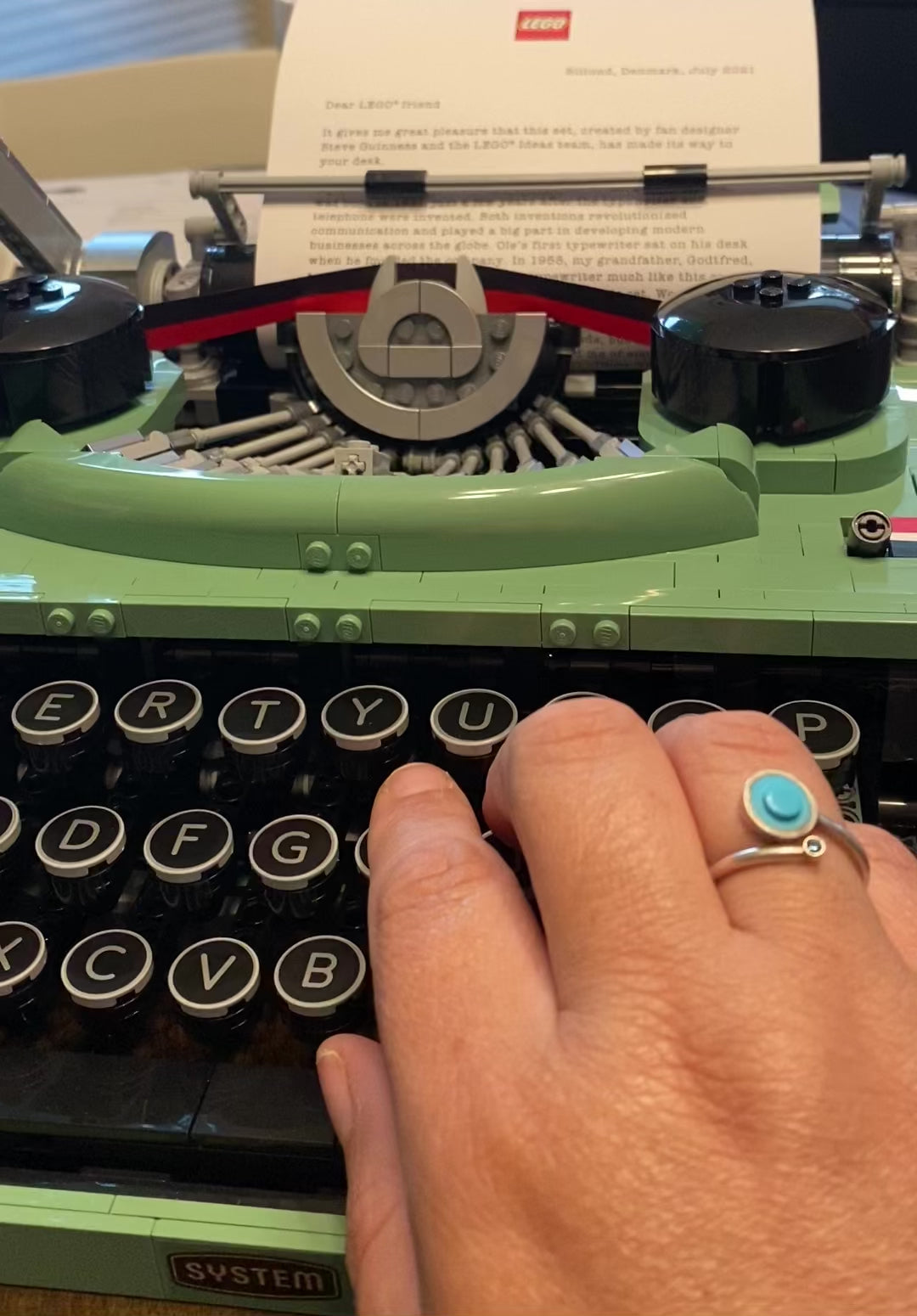 Diamond and dot wrap ring