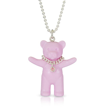 Bubble Gum Teddy Bear Necklace