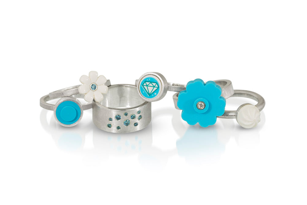 Wide Diamond Band
