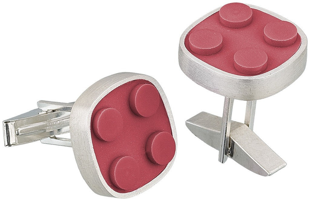 Rounded Brick Cuff Links