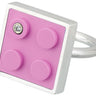 2 X 2 Pink LEGO ring with diamond