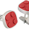 Rounded Brick Cuff Links